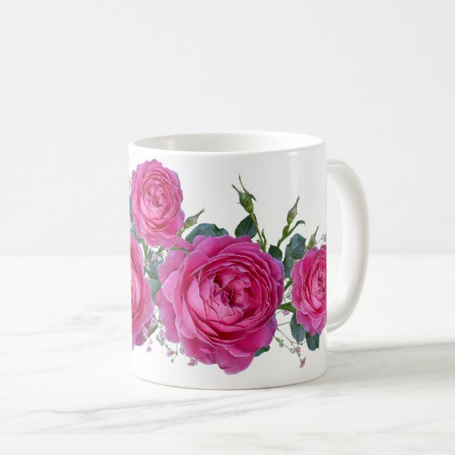 Red roses kaffemugg (Framsida höger)
