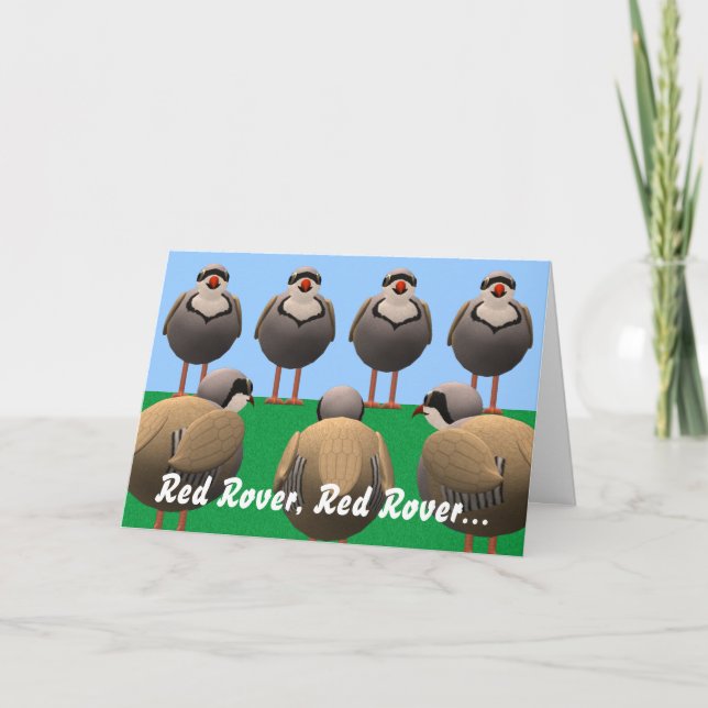 Red Rover Birthday Kort (Framsida)