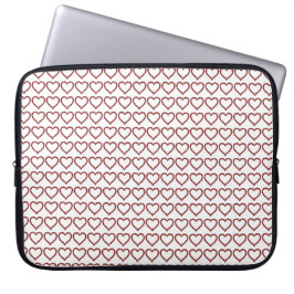 Red Ruby Gemstone Heart Laptop Fodral