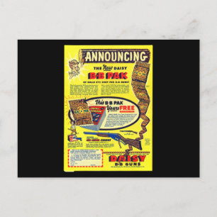 Red Ryder BB Gun 50's Tecknad Bok BB Sale Vykort