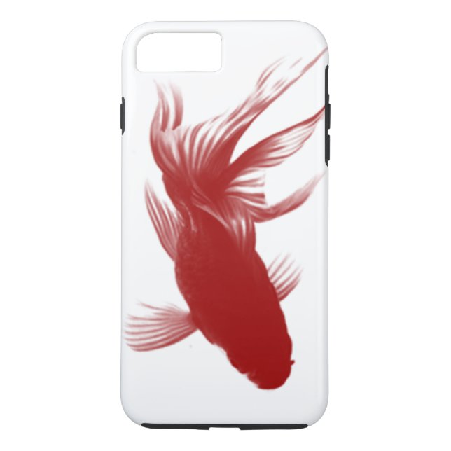 Red Ryukin Goldfish Case-Mate iPhone Skal (Baksida)
