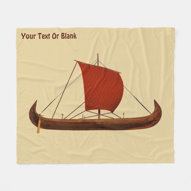 Red Sail Viking Frakt II Fleecefilt (Framsidan (Horisontell))