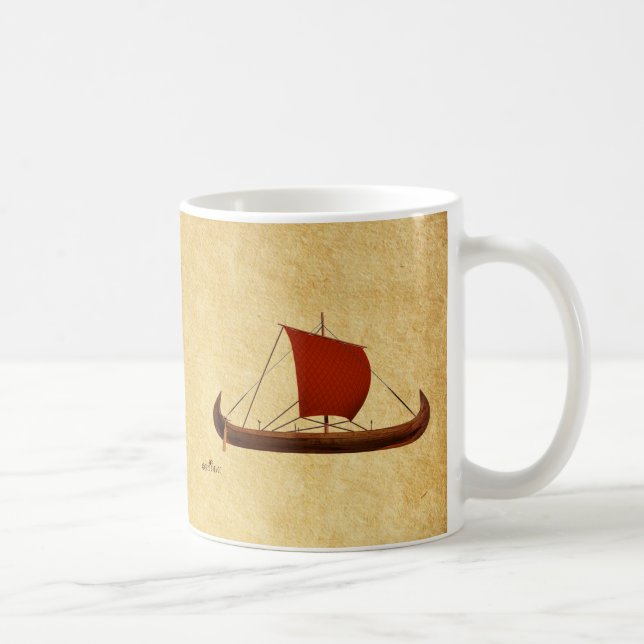 Red Sail Viking Frakt II Kaffemugg (Höger)