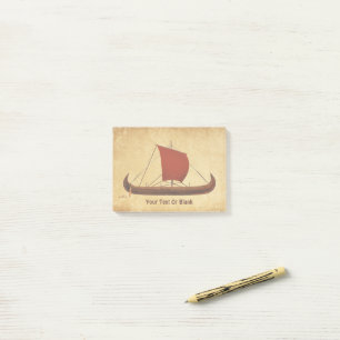 Red Sail Viking Frakt II Post-it Block
