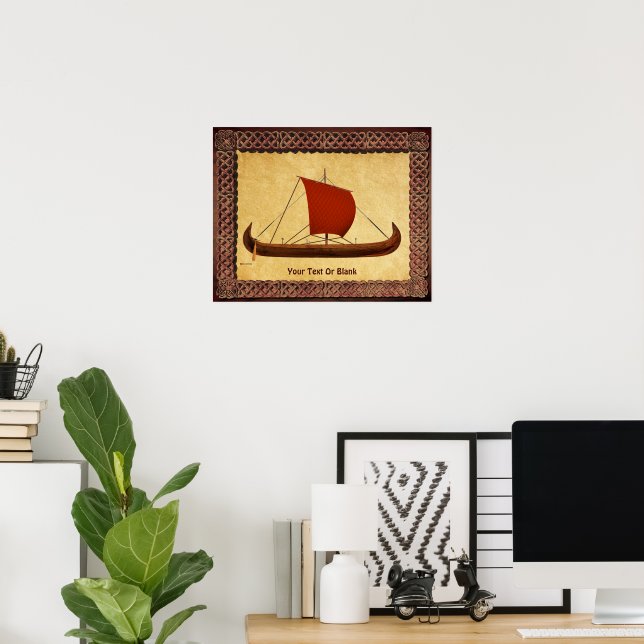 Red Sail Viking Frakt II Poster (Hemmakontoret)