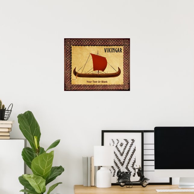 Red Sail Viking Frakt II Poster (Hemmakontoret)