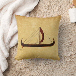 Red Sail Viking Frakt Kudde