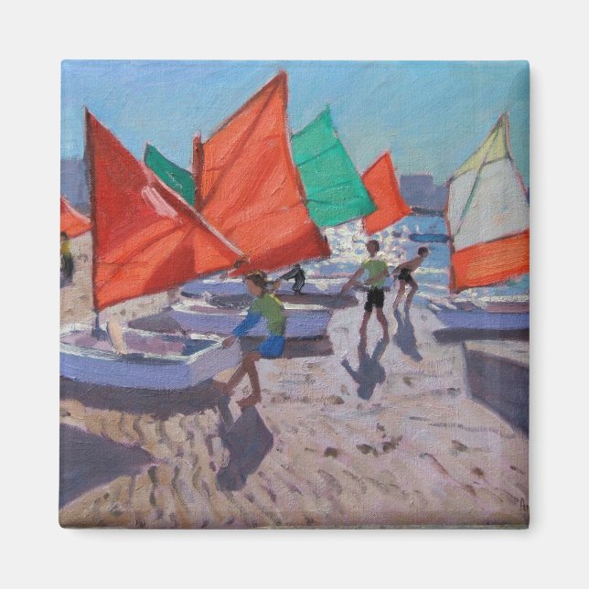 Red Sails Royan Frankrike Magnet (Framsidan)