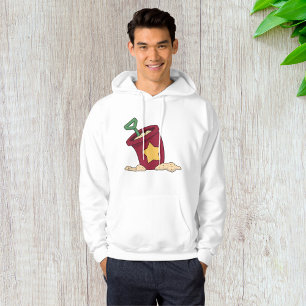 Red Sand Bucket med Star och Shovel Hoodie