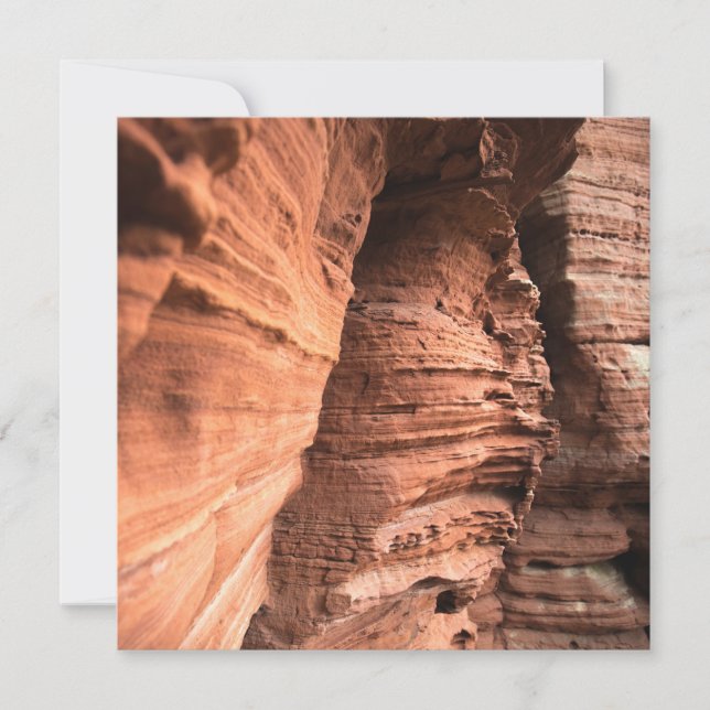 Red Sandstone-fotokort för natur (Framsida)