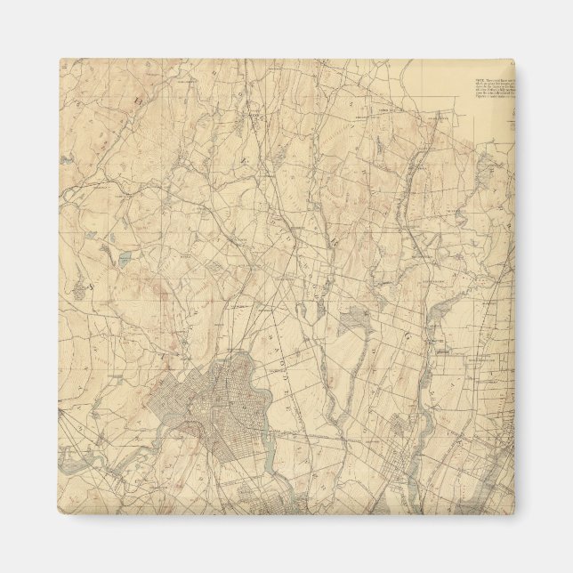 Red Sandstone, New jersey 3 Magnet (Framsidan)