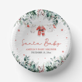 Red Santa Baby, Barnkläder Baby Shower