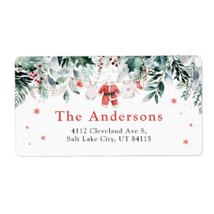 Red Santa Baby, Barnkläder Baby Shower Fraktsedel