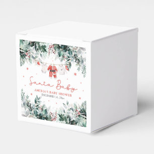 Red Santa Baby, Barnkläder Baby Shower Presentaskar
