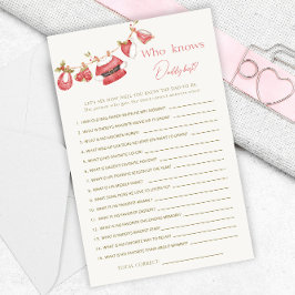 Red Santa Clothes Baby Shower Pappa Best Games