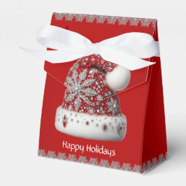 Red Santa Hat-Helgdag Gift Box Presentaskar