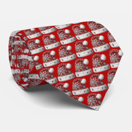 Red Santa Hat Helgdag Neck Tie Slips