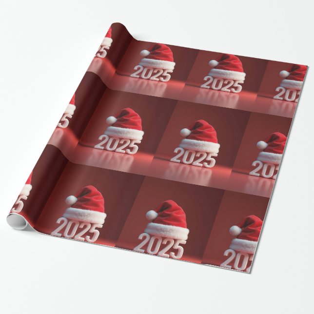 Red Santa Presentpapper (Utrullad)