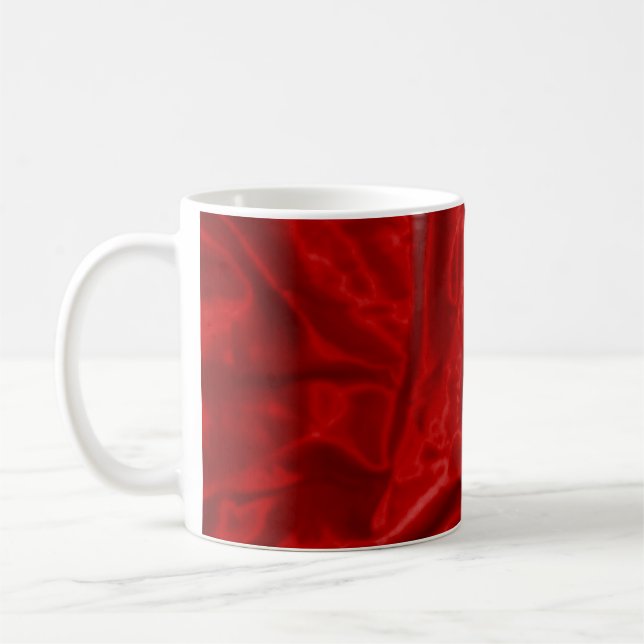 Red Satin-Coffee Mugg (Vänster)