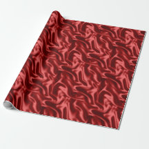 Red Satin Stil Wrapping Papper