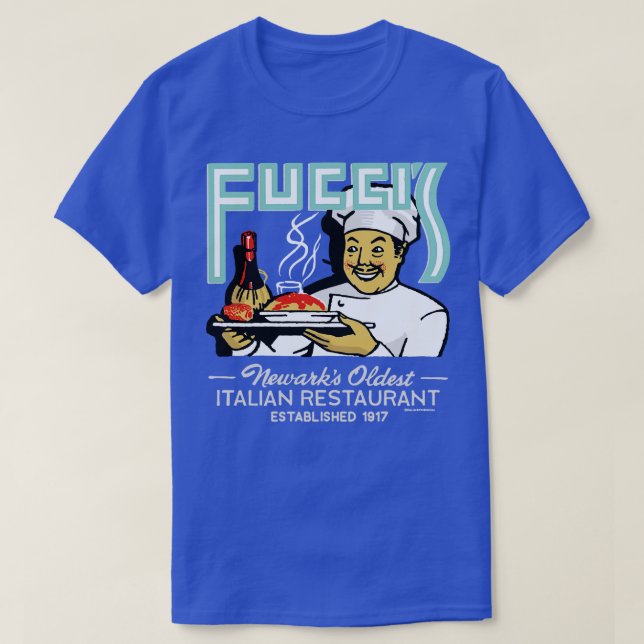 Red Sauce Revival Fuccis Italiant Restaurant Newar T Shirt (Design framsida)