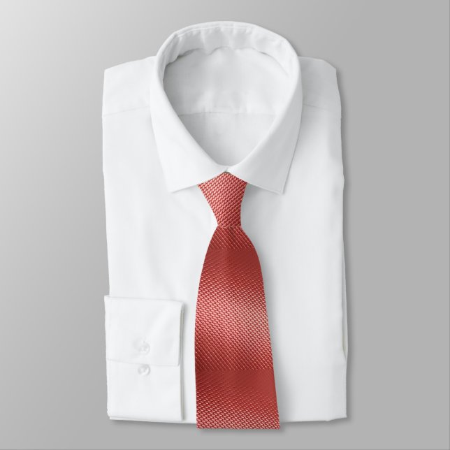 Red Scales necktie Slips (Bunden)