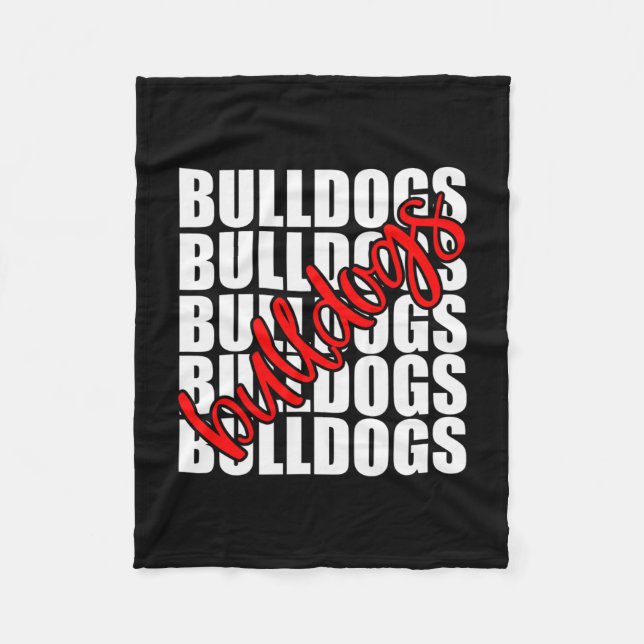 Red School Sportfantast Team Spirit Fleecefilt (Framsidan)