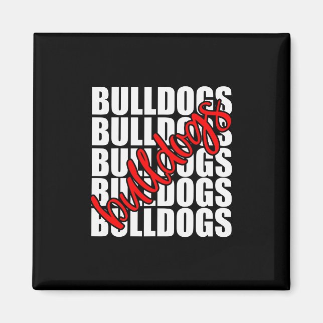 Red School Sportfantast Team Spirit Magnet (Framsidan)