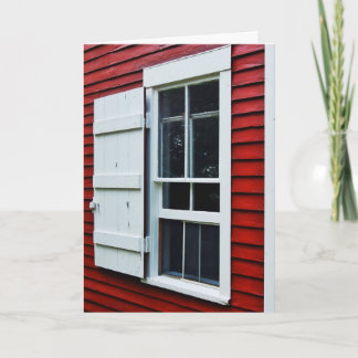 Red Schoolhouse-hälsningskort Helgkort