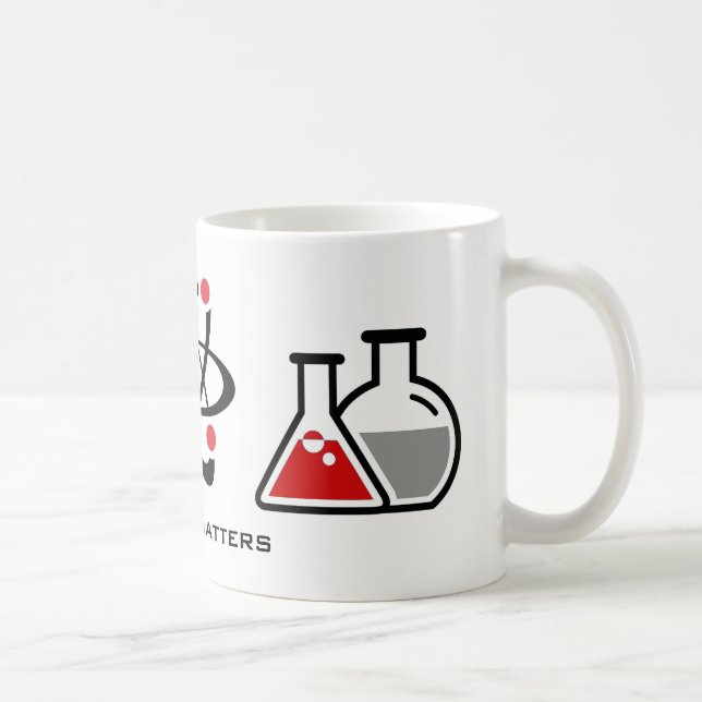 Red Science Matters Design Mugg (Höger)