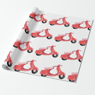 Red Scooter Presentpapper