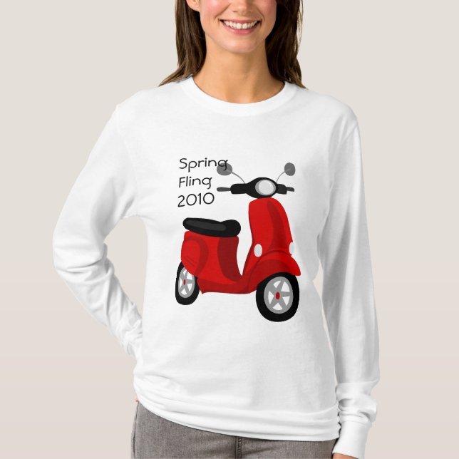 Red Scooter Tee (Framsida)