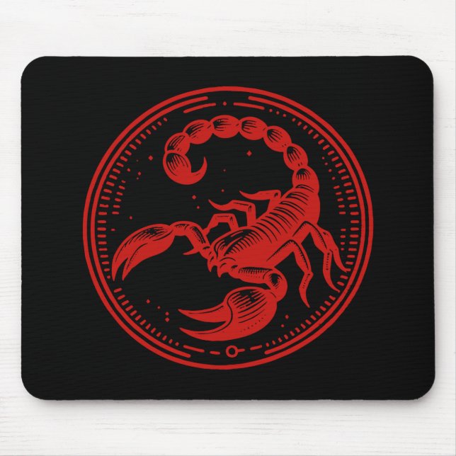 Red Scorpion Astrology Zodiac Sign Scorpio Musmatta (Framsidan)
