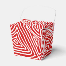 Red Scribbleprint Mönster