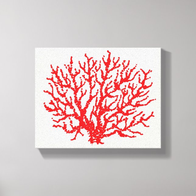 Red Sea Coral Wall Art Canvastryck (Framsida)