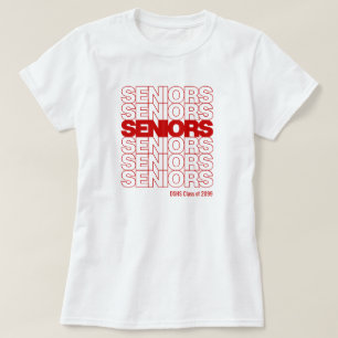 Red Seniors Seniors T Shirt