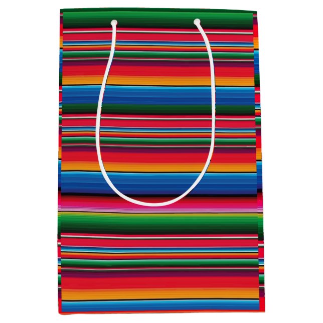 Red Serape Saltillo traditional mexican blanket Le (Framsidan)