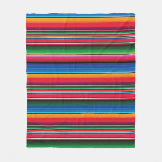 Red Serape Saltillo traditionell mexican-filt Fleecefilt