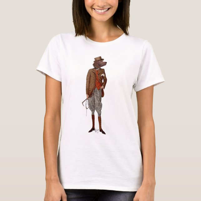 Red Setter Rider Fullt Tee Shirt (Framsida)