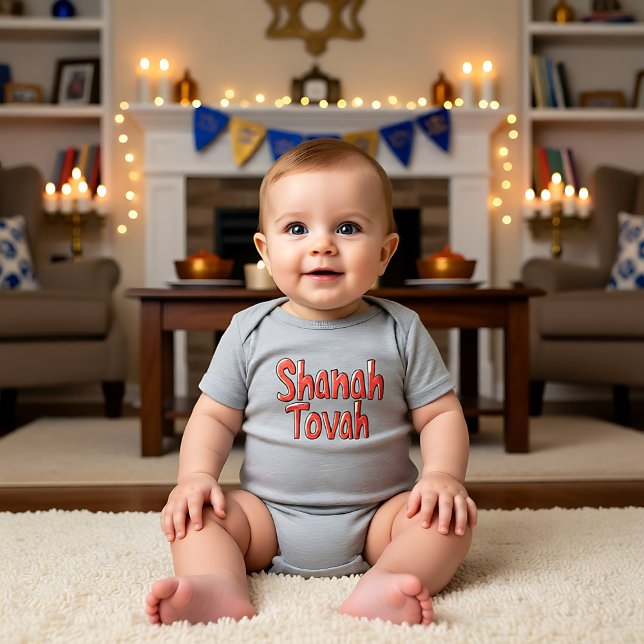 🍎 Red Shanah Tovah T Shirt (🍎 Red Shanah Tovah Baby Bodysuit)