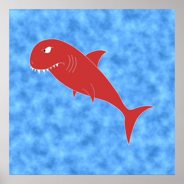 Red Shark. Poster (Framsidan)