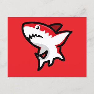 Red Shark Vykort