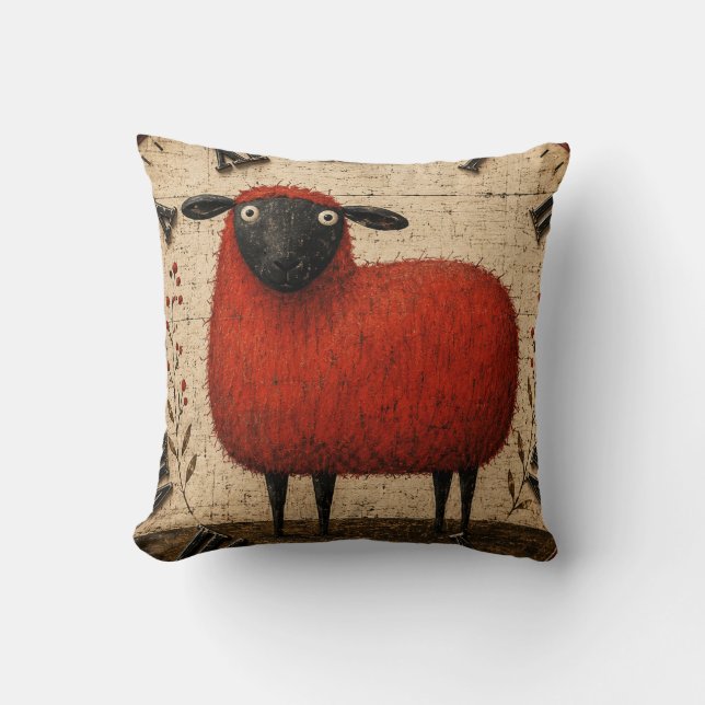 Red Sheep Kudde (Framsida)