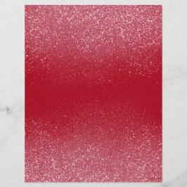 Red Shimmer Glitter Dust Scrapbook Papper
