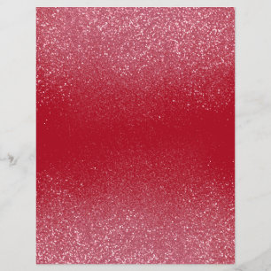 Red Shimmer Glitter Dust Scrapbook Papper