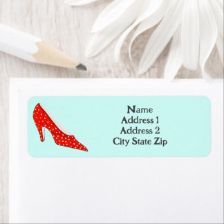 Red Shoes, Anpassade Returadress Etikett