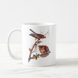 Red Shouled Hawk Audubon Bird of Ber Kaffemugg