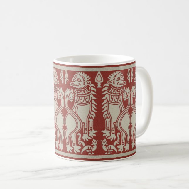 Red Sicilian Lejon-kaffe Mugg (Framsida höger)