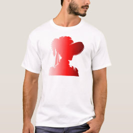 Red Silhouette 1800-talet Mode England Woman 2 T Shirt