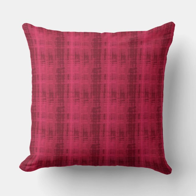 Red Silke Decorative Pillow Kudde (Framsida)